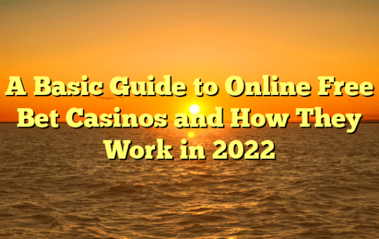 A Basic Guide to Online Free Bet Casinos and How They Work in 2022